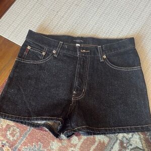 Guess Black Jean Shorts High-Waisted